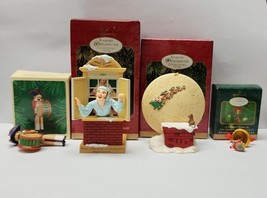 Vintage Hallmark Keepsake Ornaments - Lot of 4 - Window, Chimney, Soldier, Mouse - £17.01 GBP