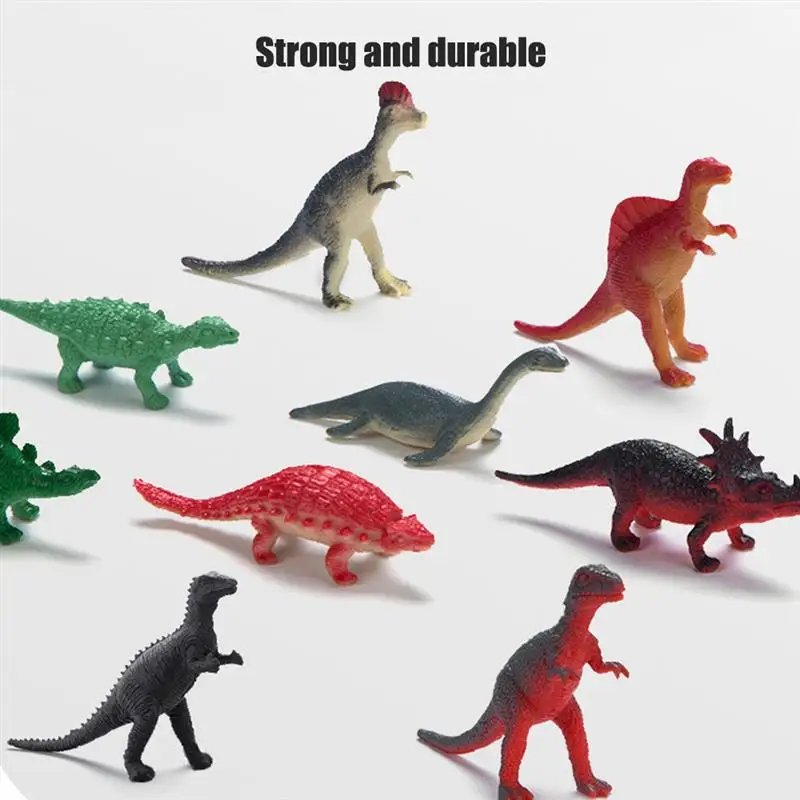 Play 10/24pcs Mini Dinosaur Toy Set Little Dinosaur FigA Simulation Dino Toy Col - £23.12 GBP