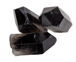 Smoky Quartz Crystal Points Dark, natural - $313.31 MXN+