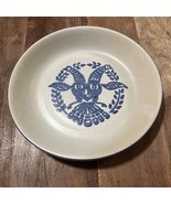 1980 PFALTZGRAFF YORKTOWNE 9.5” PIE PLATE BAKING DISH DISTLEFINK BLUE BIRDS - $15.50 CAD