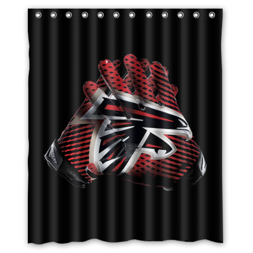 Rare!!! Atlanta Falcons Custom Waterproof Polyester Shower Curtain 4 Size Item image 14