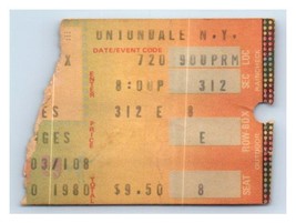 JACKSON Browne Untorn Concert Ticket Stub Juillet 20 1980 Uniondale New York - £39.34 GBP