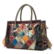 2022 New  Handbag Women Bag Designer Vintage First Layer Cow Leather Bag Fashion - £114.25 GBP