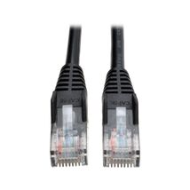 Tripp Lite Cat5e 350MHz Snagless Molded Patch Cable (RJ45 M/M) - Black, ... - $12.21