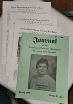 JOURNAL Germans From Russia Genealogy 1999 AHSGR + 3 Newsletters Germans... - £8.95 GBP