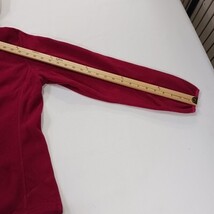 L.L. Bean Women's Pink/Red Full Zip Fleece Hoodie Jacket Pockets Size Small image 7