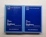 The Gospel of Matthew Volumes 1 &amp; 2 William Barclay 1975 Revised Edition PB - £17.55 GBP