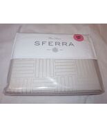 Sferra Andello 3P king duvet Cover shams Geometric Latte $1225 - $9,661.84 MXN