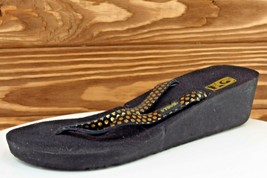 Teva Size 9 M Black Flip Flop Synthetic Women Sandal Shoes - £15.78 GBP
