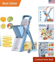 Upgrade Safe Mandoline Slicer Plus - Adjustable Vegetable Cutter in Sky ... - $1,120.91 MXN