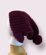 Maroon hat with matching Pom Pom for Winter - £15.73 GBP