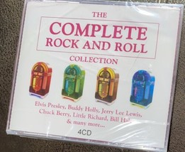 The Complete Rock And Roll Collection 4-CD Set ~ Elvis, Buddy Holly - New Sealed - £7.44 GBP