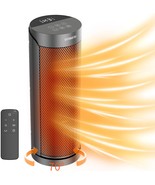 The Qowetu 70° Oscillating Electric Heater Is A Portable Space Heater Th... - $71.30 CAD