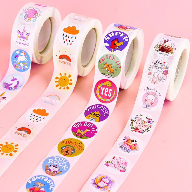Game Fun Play Toys 500Pcs Children&#39;s Cartoon Animal Stickers Baby Stickers Kinde - £23.15 GBP