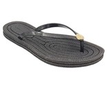 Tommy Hilfiger Women Flip Flop Sandals Girly Jelly Size US 6 Black - $30.69