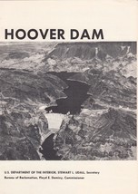 Vintage 1963 HOOVER DAM Brochure/ Booklet - U.S. Department Of The Interior - £7.18 GBP