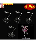 4 Pc HG144 Adjustable Action Figure Display Holder Base Doll Model Suppo... - $9.89