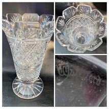 Waterford Footed Lead Crystal Vase Old Royal Obser 10 Inch Ireland Gothi... - $192.14