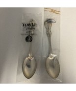 Sterling Silver TOWLE 6” Teaspoon 1959 DEBUSSY Sealed No Monogram 2 Avai... - £31.10 GBP