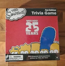 The SIMPSONS Trivia Board Game Fan Edition Woo Hoo 25 Years NIB New SEALED - £27.68 GBP