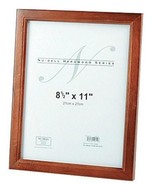 NuDell Solid Oak Hardwood Tabletop Frame, 8.5 x 11, Walnut Finish -NUD15815 - $242.33 MXN