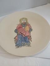 Ceramic Plate Handmande In IRELAND. St.  Mark.  From The Book Of Kells - £13.96 GBP