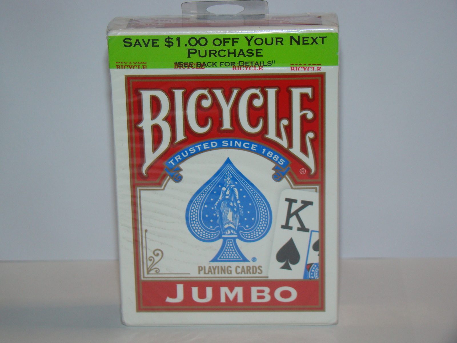 BICYCLE - JUMBO PLAYING CARDS (New) - £7.92 GBP