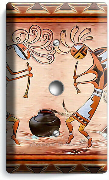 KOKOPELLI SOUTHWEST HOPI FERTILITY SPIRITS LIGHT DIMMER CABLE WALL PLATES DECOR