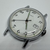 Vintage Timex mercury Men Silver Hand Winding Mechanical Watch ~For Part... - £24.89 GBP