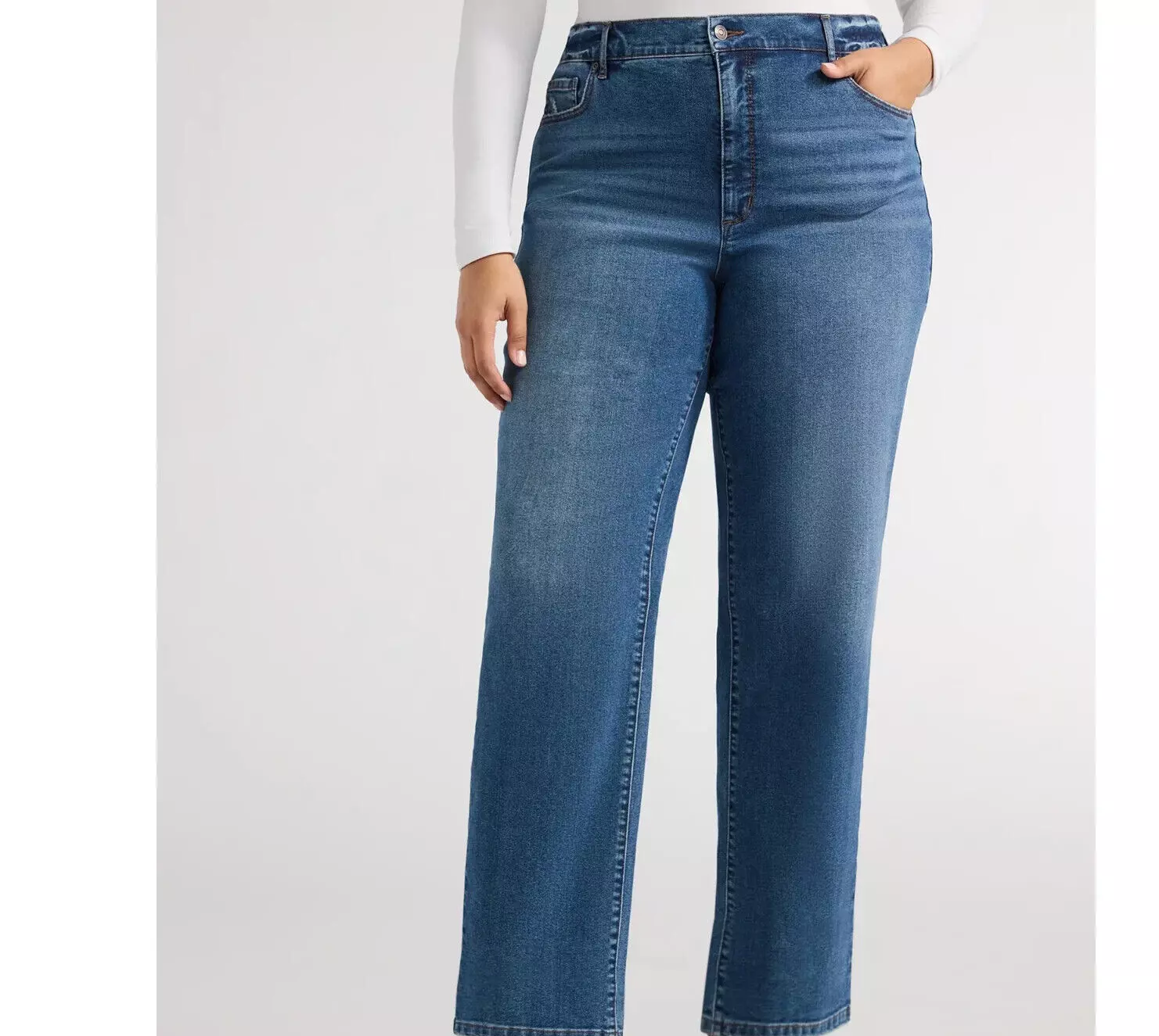 Sofia Jeans Women&#39;s Eden Slim Straight Super High Rise Jeans, Size 14 - $16.00