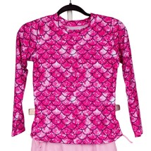 Swimsobo Swimsuit Girls 12 Rashguard Skirt Skort NEW Pink Mermaid Long Sleeve - £14.12 GBP
