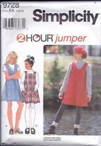 Simplicity 9728 Girls' Jumper - $2.00