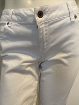 Sonoma Denim Capri Mid Rise Jeans White Women&#39;s 4 - £10.68 GBP