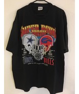 1990&#39;s Gildan Single Stitch Super Bowl XXVIII SD Cowboys Bills VTG. Men&#39;... - €57,75 EUR