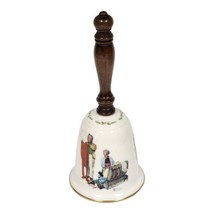 Norman Rockwell 1980 Gorham Fine China Bell &quot;Chilly Reception&quot; Vintage Americana - £9.58 GBP