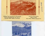 Pikes Peak Auto Highway National Forest &amp; Tarman Tours Brochures Colorad... - $17.82