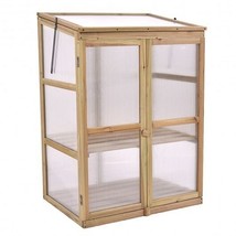 30 x 22 x 43 Inch Garden Portable Wooden Greenhouse - Color: Gray - $4,355.62 MXN