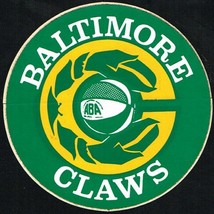 Baltimore Claws ABA Basketball Embroidered T-Shirt XS-6X, LT-4XLT New - $365.31 MXN+