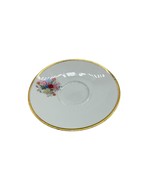 Saucer Bareuther Waldsassen Baveria Germany Hand Painted Flower Gold Tri... - £6.02 GBP