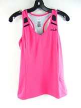 Fila Pink Stretch Tank Top With Built In Bra M - $24.74