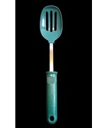 Vintage Ekco Slotted Cooking Spoon Green Nylon 12&quot; 400 Degree Max - $359.92 MXN