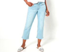 NYDJ Marilyn Straight Crop Jeans in Cool Embrace- Hollander Hollander, Tall 16 - £38.87 GBP