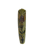 Zeckos Topang Burang Aborigine Mask Hand Crafted Wall Decor 20 Inch - £26.18 GBP