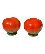 Vintage Maruhon Ware Japan Ceramic Tomato Salt and Pepper Shakers 1920-1940 - £13.16 GBP