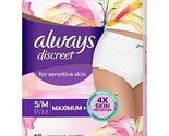Always Discreet for Sensitive Skin Underwear 16 Count S/M - £15.64 GBP
