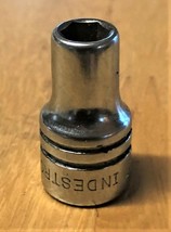 Vintage Indestro Tools Chrome Socket 1/4&quot; Drive 7/32&quot; 6007 Nice 6 Point - $8.95