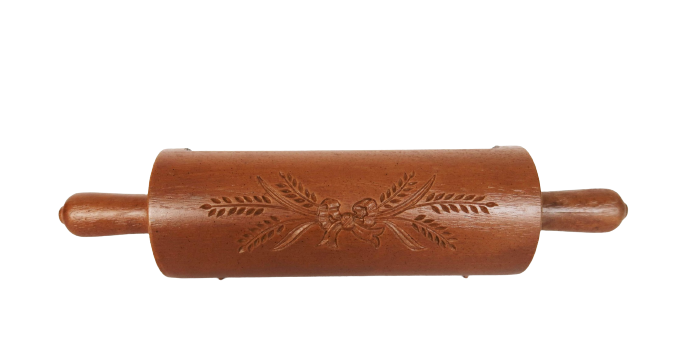 Vintage 1985 HOMCO rolling pin wall hanging planter - $14.99