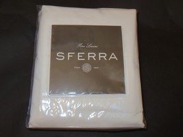 Sferra VILLETTA Cool Weather Percale King Pillowcases White NIP  - £61.35 GBP