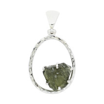 Starbon Moldavite Pendant Necklace (22&quot;) Green - £118.77 GBP