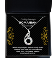 Romanian Grandmother Necklace Gifts - To My Wonderful Grandmother - Phoenix  - £39.24 GBP